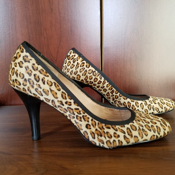 leopard print stilettos